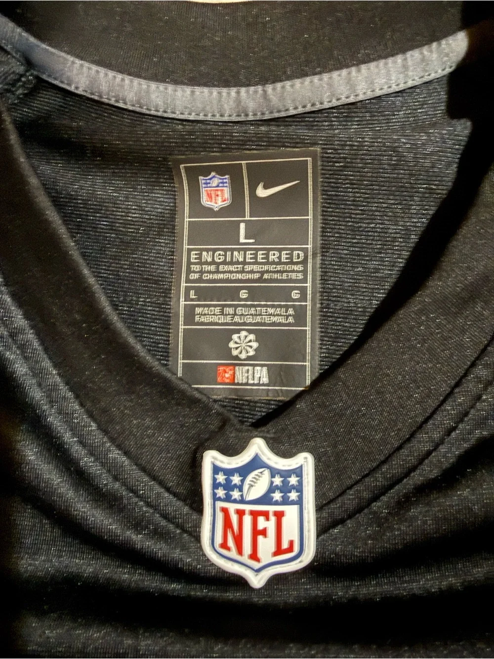 Bo Jackson #34 Raiders Nike NFL Jersey Men’s Large Black Silver